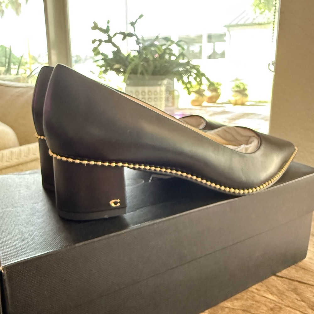 Coach Willa 45 Leather Pumps - Picture 3 of 6